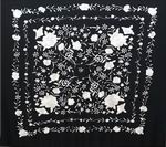 Handmade Manila Embroidered Shawl. Natural Silk. Ref. 1010615NNGMRFL 314.050€ #500351010615NNGMRFL